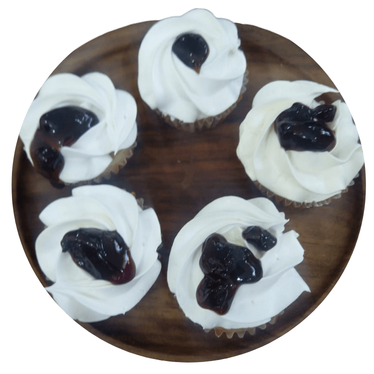 Blueberry Cream Cupcakes online delivery in Noida, Delhi, NCR,
                    Gurgaon